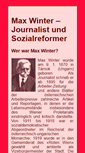 Mobile Screenshot of max-winter.org